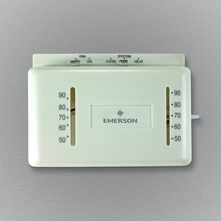 Emerson Thermostats White NonProgrammable Thermostat Wayfair